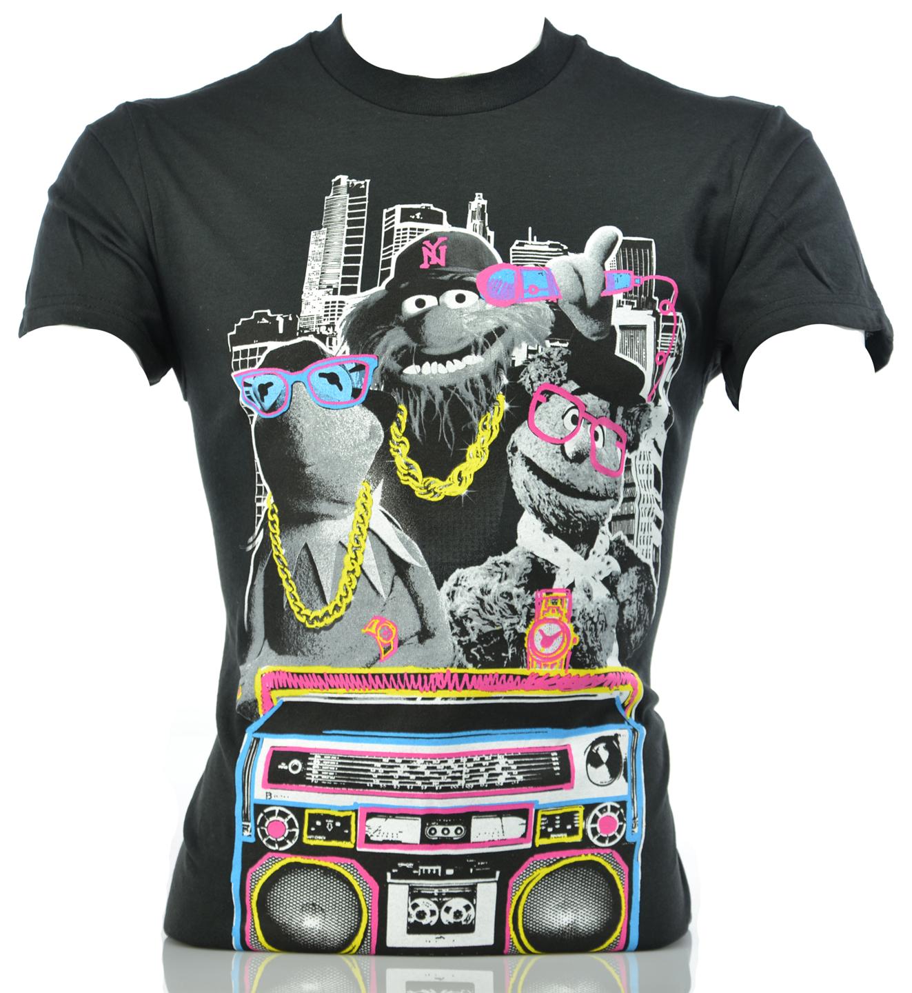 The Muppets Muppet Show Kermit Animal Men's Vintage TShirt Multiple