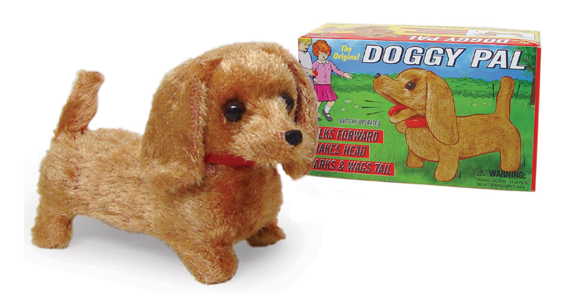 stuffed dog that barks and walks