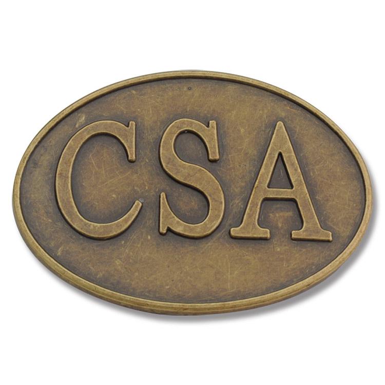 CSA Antique Bronze Color Confederate States of America Belt Buckle | eBay