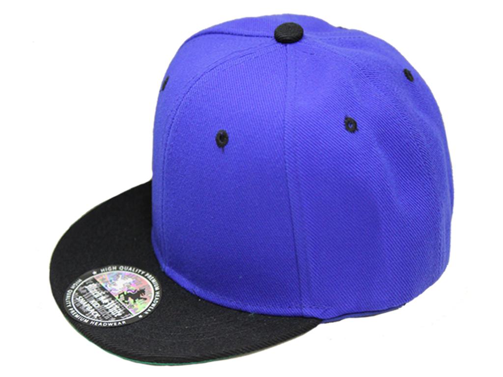 Kids NEW Snapback Baseball Cap Plain Youth Hat NEW 2 Tone Adjustable eBay