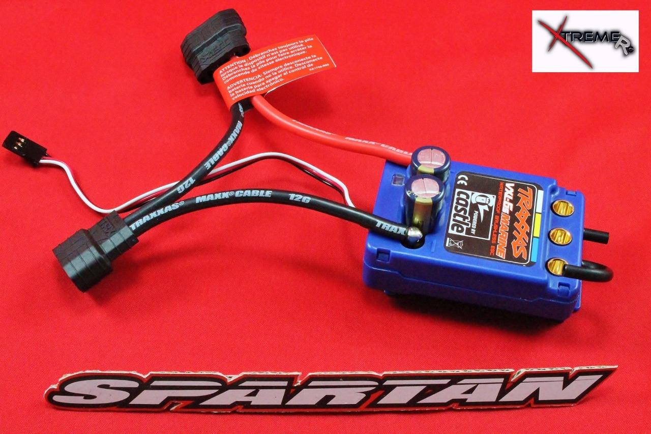 TRAXXAS SPARTAN BOAT 3385X Velineon VXL6S LiPo Marine Brushless ESC