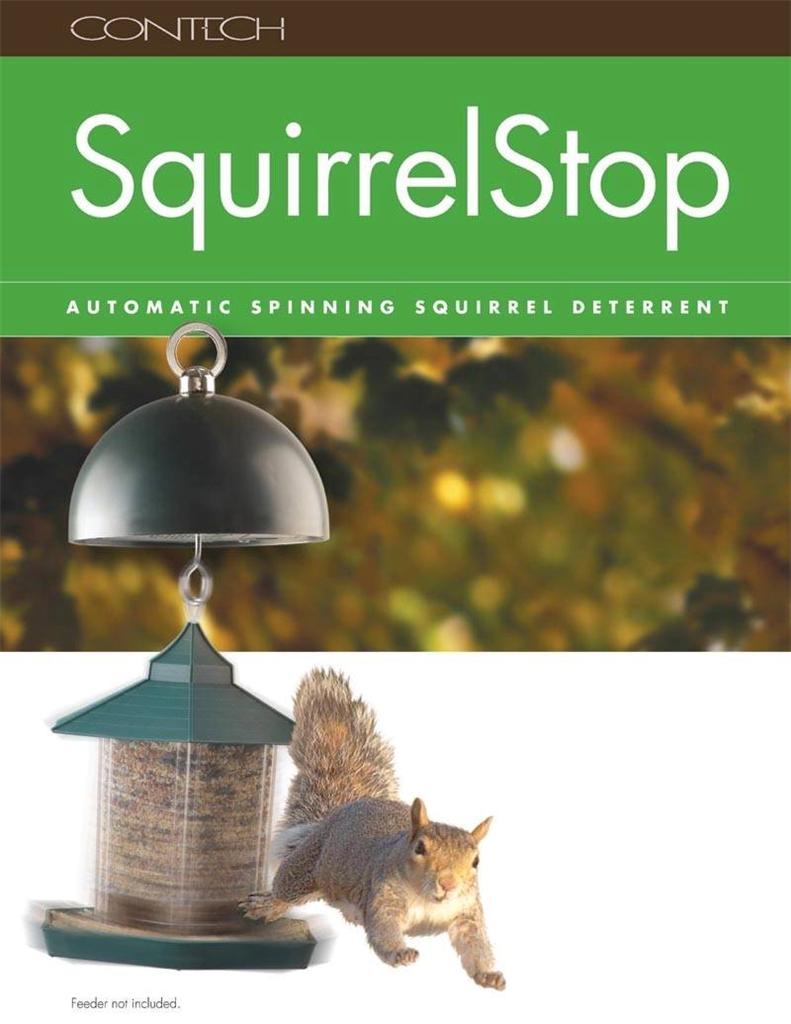 ClearanceContech SquirrelStop Spinning Squirrel Deterrent animal