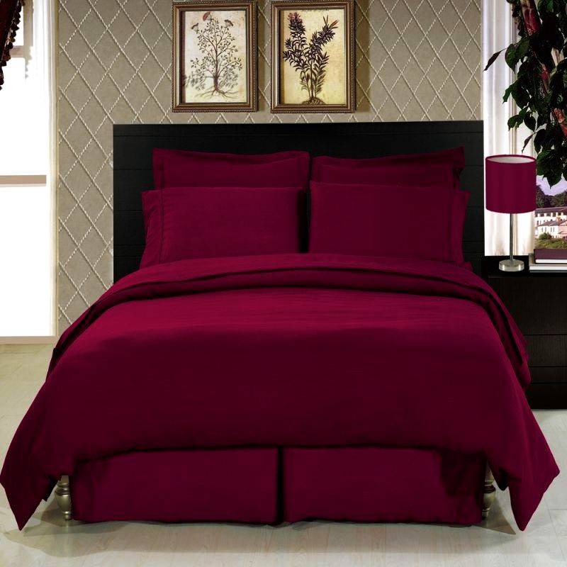 1500 Series Complete Split King Microfiber Sheet Duvet Cover Set