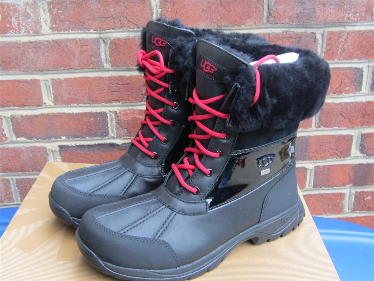ugg boots with red laces