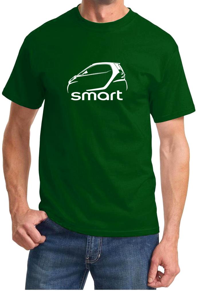 Smart Fortwo Oldtimer Outline Design T-Shirt NEU - Bild 7 von 14