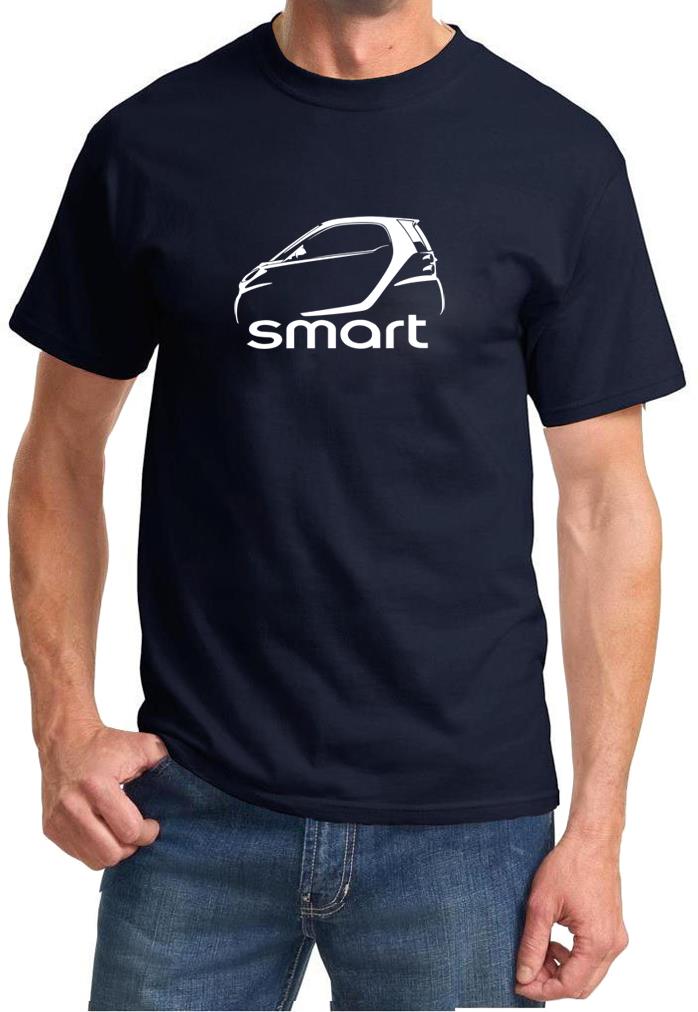 Smart Fortwo Oldtimer Outline Design T-Shirt NEU - Bild 3 von 14