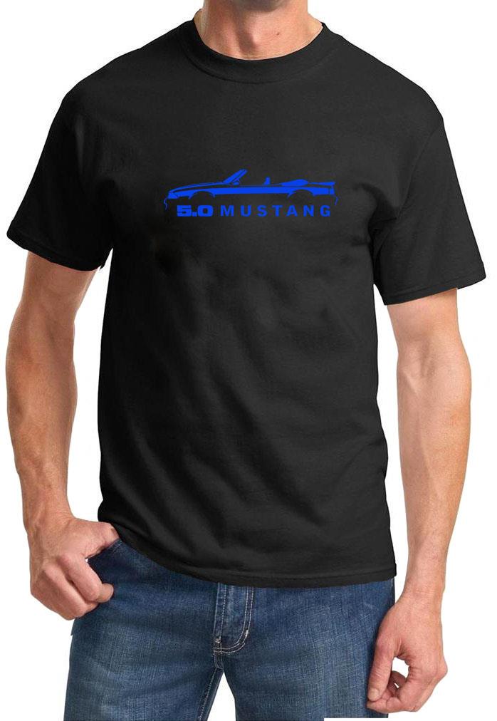 1987-93 Ford Mustang GT 5.0 Classic Color Design Tshirt NEW Free