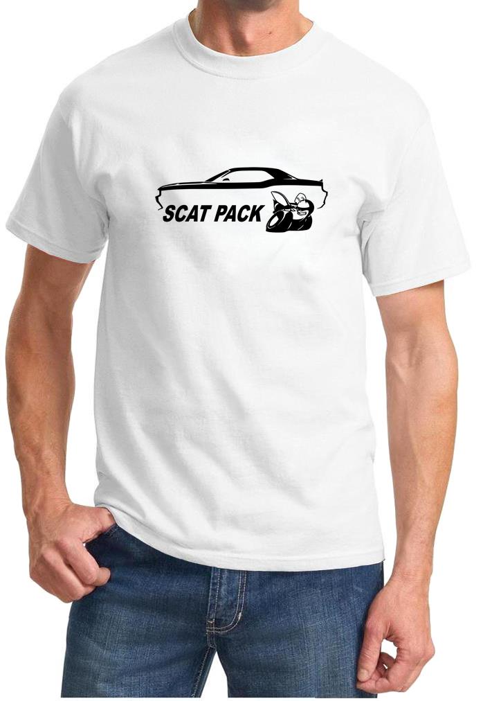 Challenger Scat Pack Classic Outline Design Tshirt NEW - Picture 11 of 12