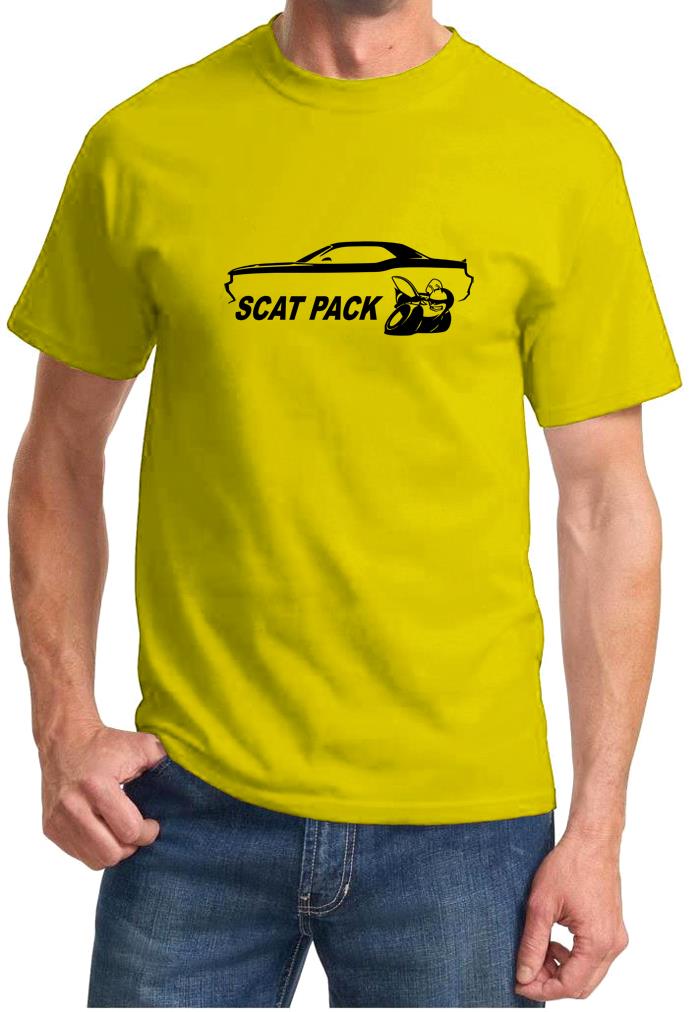 Challenger Scat Pack Classic Outline Design Tshirt NEW - Picture 12 of 12