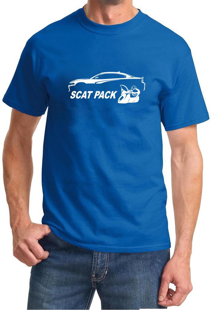 Charger Scat Pack Classic Outline Design Tshirt NEW - Picture 4 of 12