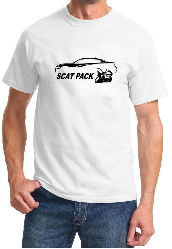 Charger Scat Pack Classic Outline Design Tshirt NEW - Picture 11 of 12