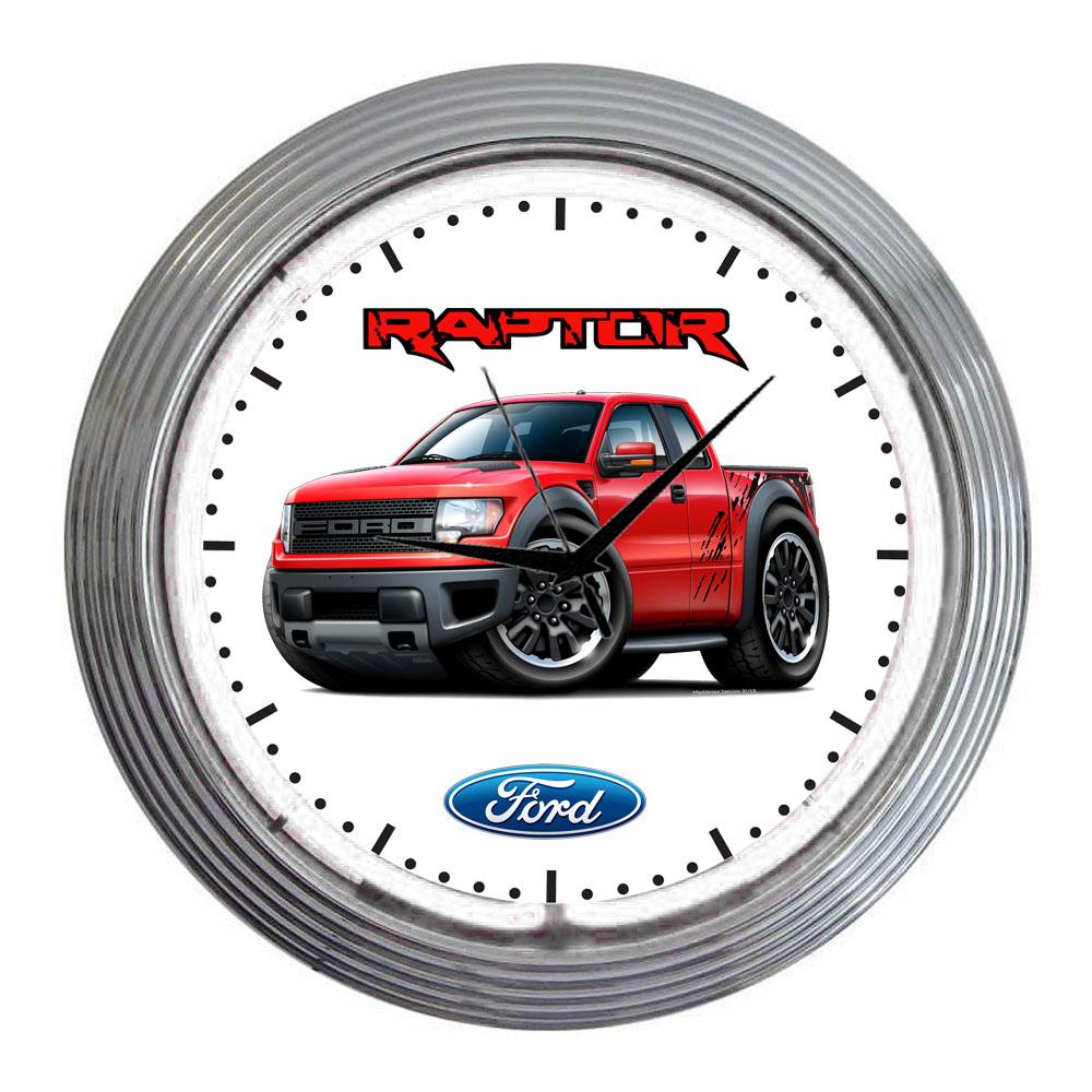 201014 Ford SVT Raptor F150 Classic Neon Clock NEW eBay