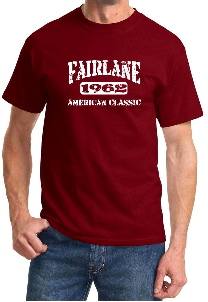 1962 Ford Fairlane American Muscle Car Classic Design Tshirt NEW - Picture 8 of 13