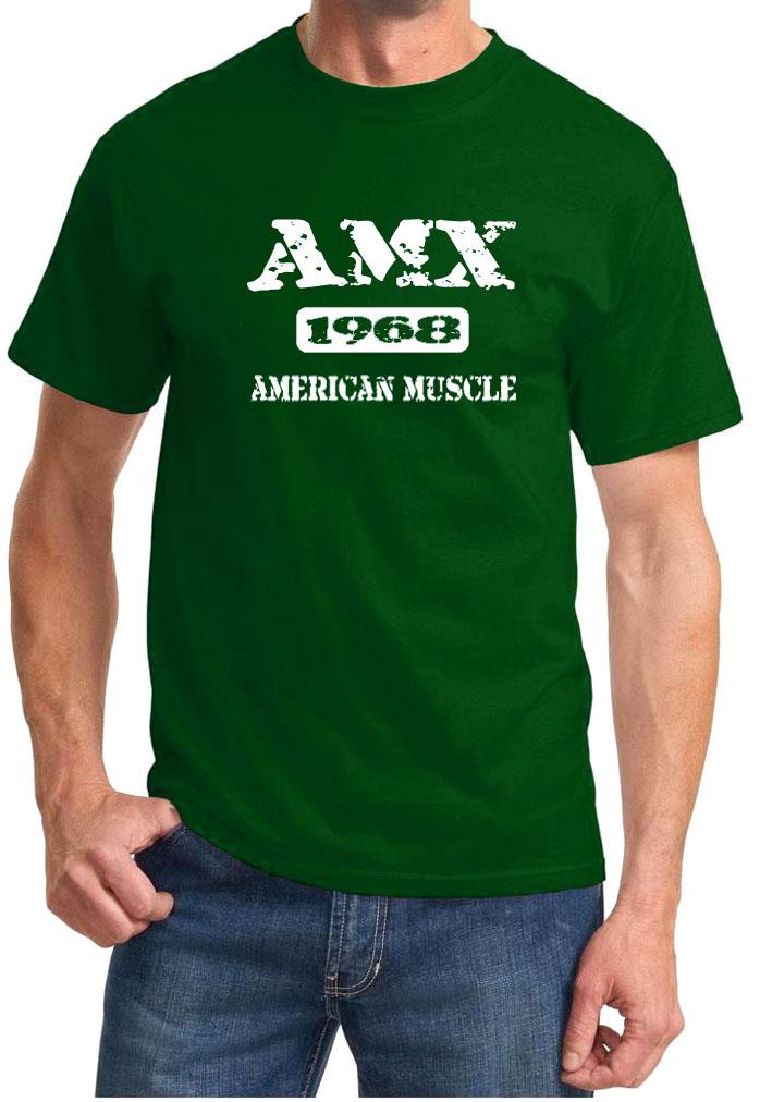 1968 AMC AMX American Muscle Car klassisches Design T-Shirt NEU KOSTENLOSER VERSAND - Bild 7 von 13