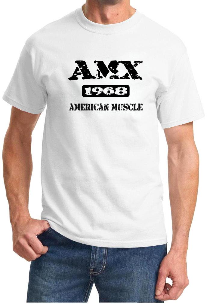 1968 AMC AMX American Muscle Car klassisches Design T-Shirt NEU KOSTENLOSER VERSAND - Bild 11 von 13