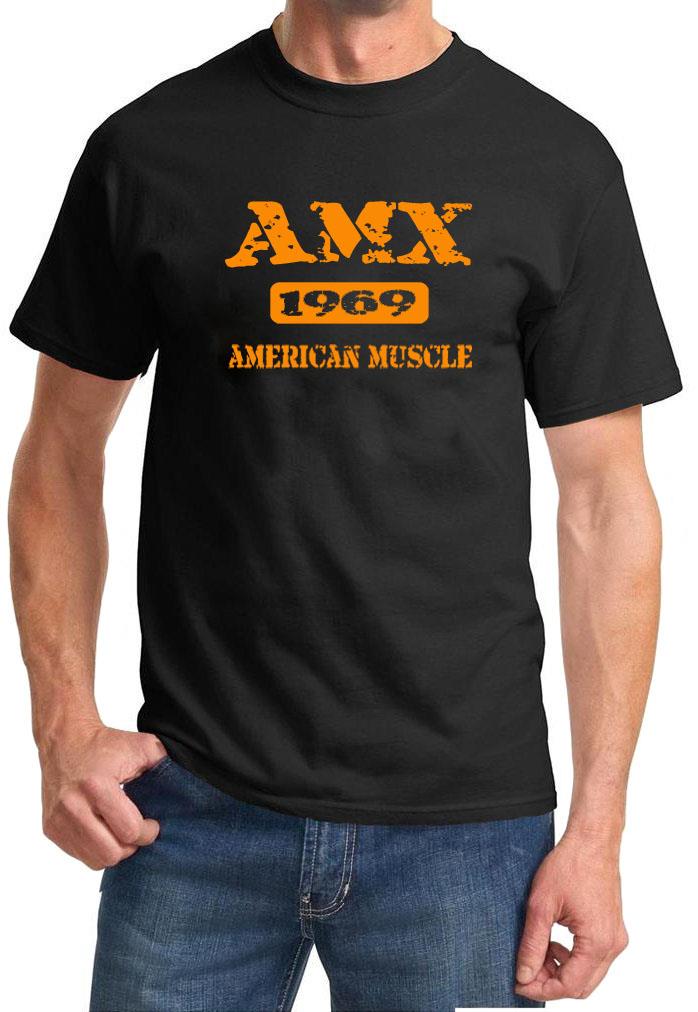 1969 AMC AMX American Muscle Car Color Design Tshirt NEW Free Ship - Picture 4 of 7