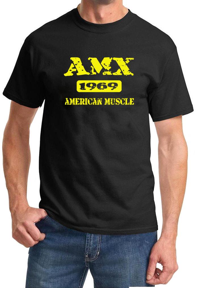 1969 AMC AMX American Muscle Car Color Design Tshirt NEW Free Ship - Picture 7 of 7