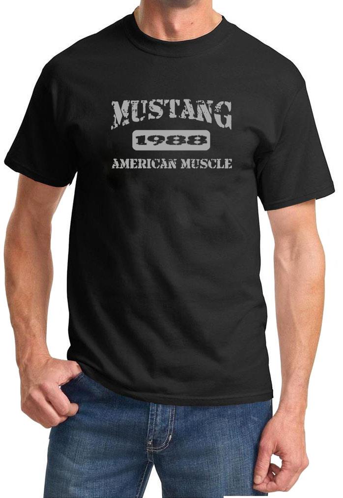 1988 Ford Mustang American Muscle Car Color Design Tshirt NEW Free Ship - Picture 6 of 7