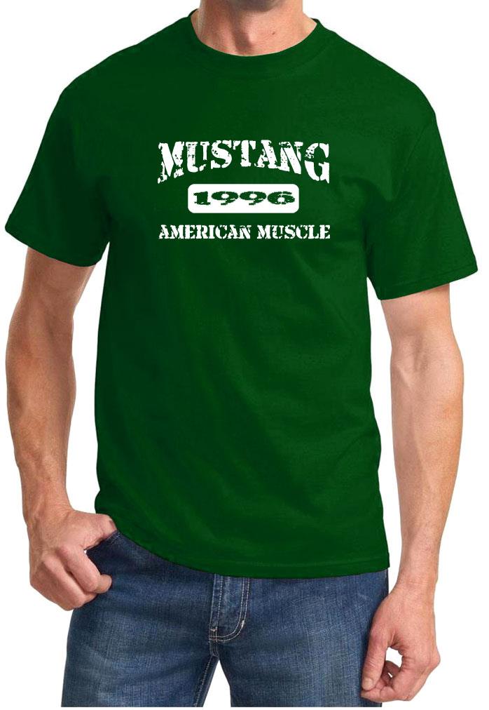 1996 Ford Mustang American Muscle Car Classic Design Tshirt NEW - Picture 7 of 13