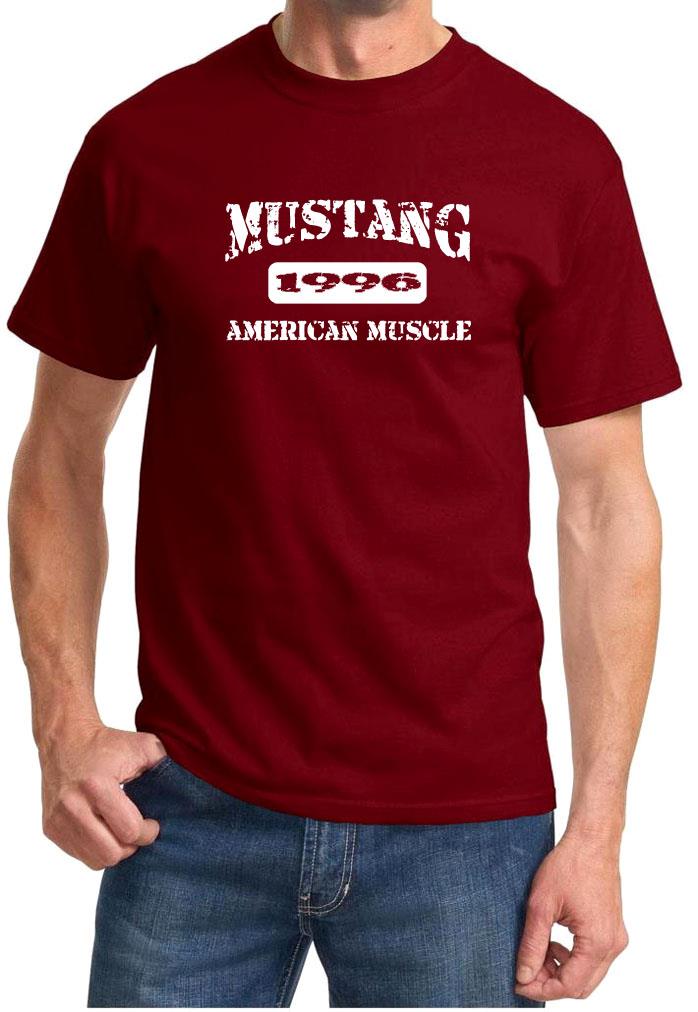 1996 Ford Mustang American Muscle Car Classic Design Tshirt NEW - Picture 8 of 13