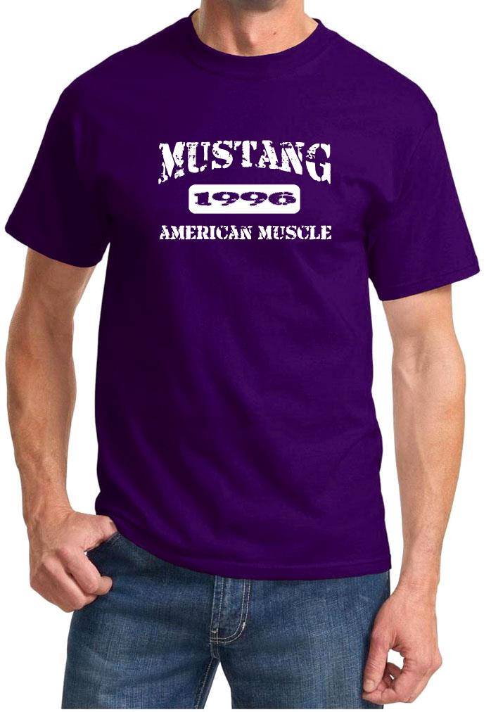 1996 Ford Mustang American Muscle Car Classic Design Tshirt NEW - Picture 10 of 13