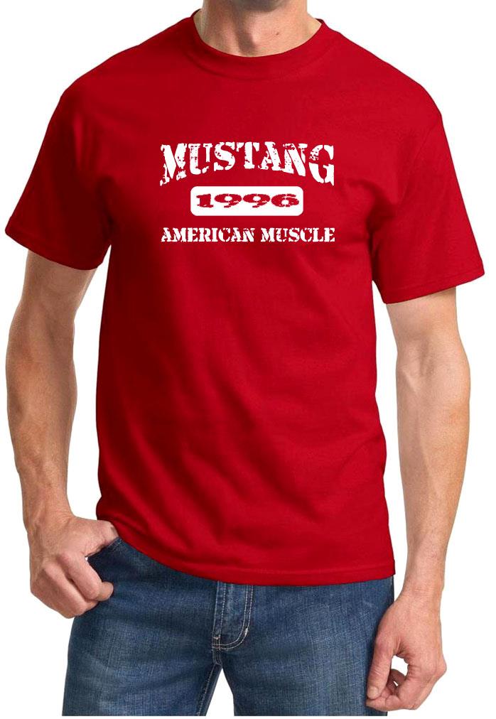 1996 Ford Mustang American Muscle Car Classic Design Tshirt NEW - Picture 9 of 13