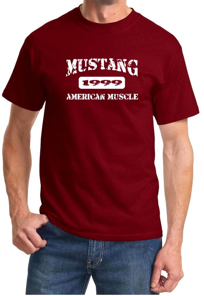 1999 Ford Mustang American Muscle Car Classic Design Tshirt NEW - Picture 8 of 13