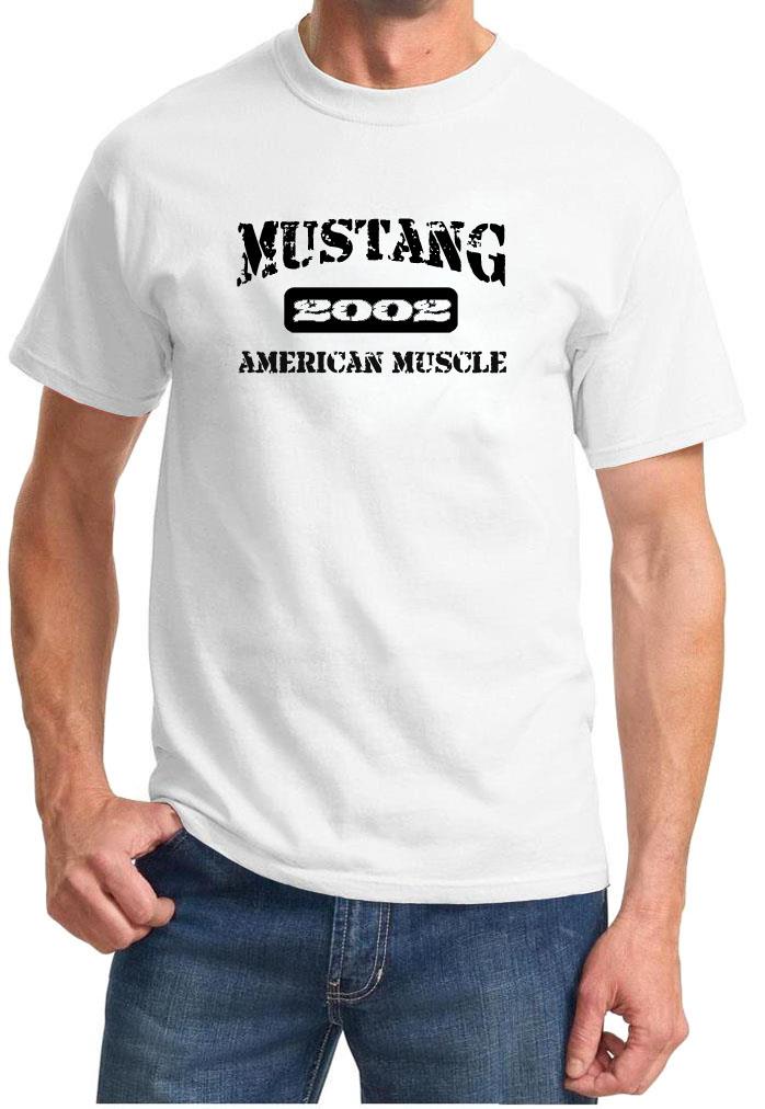 2002 Ford Mustang American Muscle Car Classic Design Tshirt NEW - Picture 11 of 13