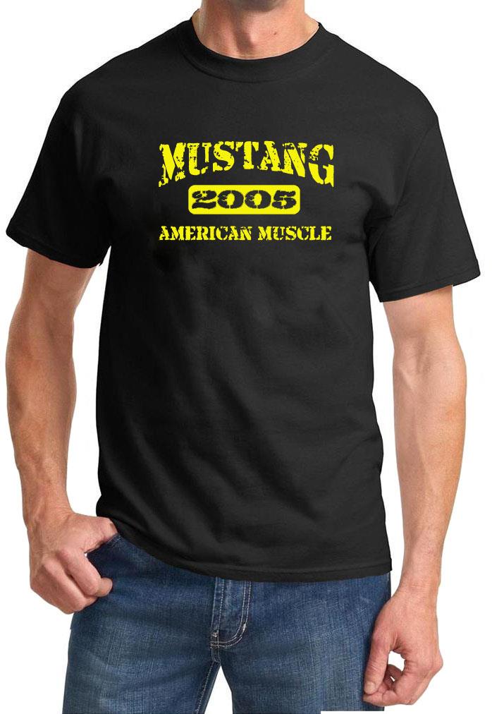 2005 Ford Mustang American Muscle Car farbiges Design T-Shirt NEU kostenloser Versand - Bild 7 von 7