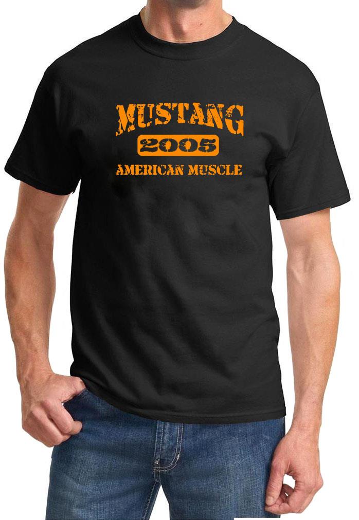 2005 Ford Mustang American Muscle Car farbiges Design T-Shirt NEU kostenloser Versand - Bild 4 von 7