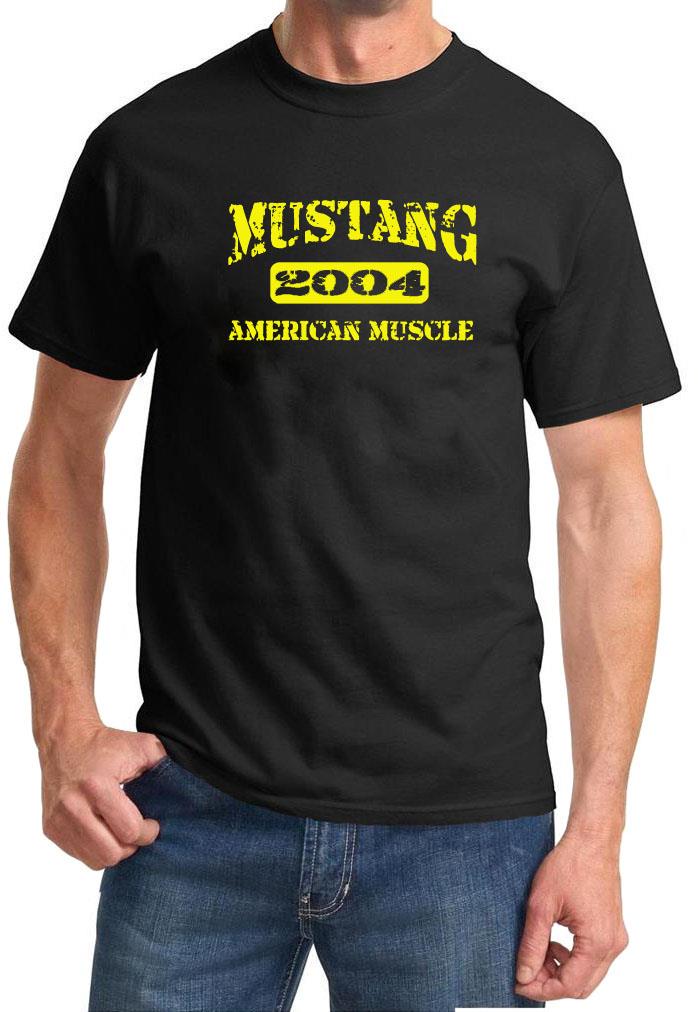 2004 Ford Mustang American Muscle Car farbiges Design T-Shirt NEU kostenloser Versand - Bild 7 von 7
