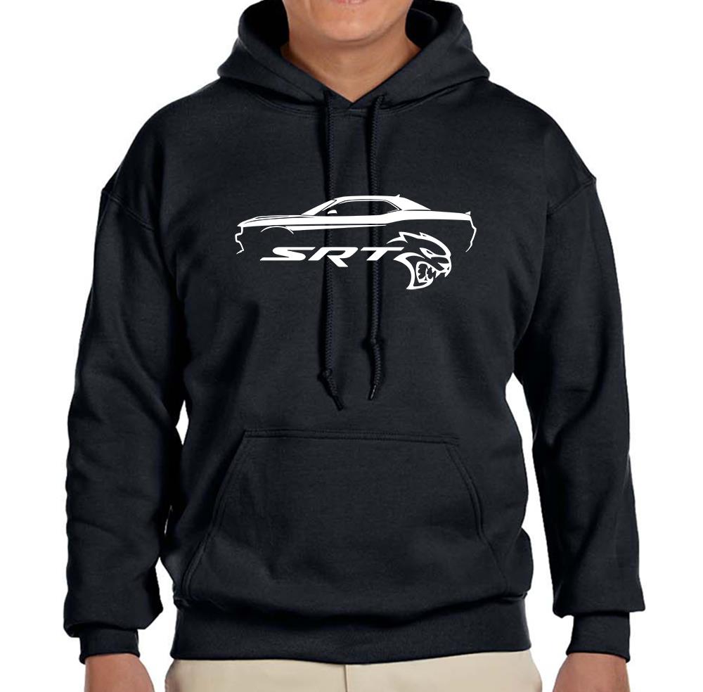 Challenger SRT Hellcat Classic Outline Design Hoodie Sweatshirt FREE SHIP