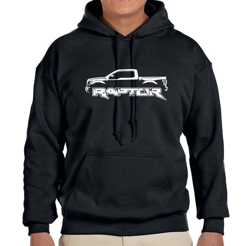 2017 20 Ford Raptor F150 Truck Outline Design Hoodie Sweatshirt FREE SHIP