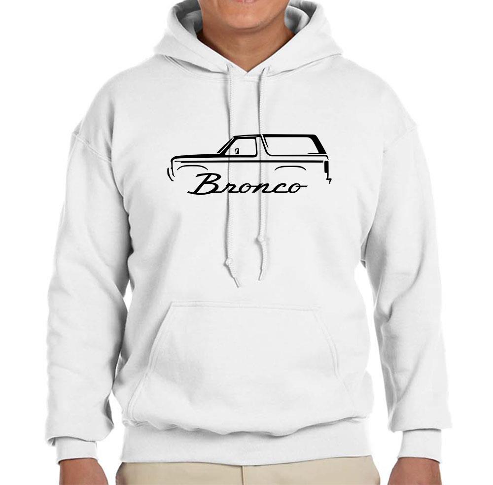 1980-86 Ford Bronco Truck Outline Design Hoodie Sweatshirt FREE SHIP | eBay