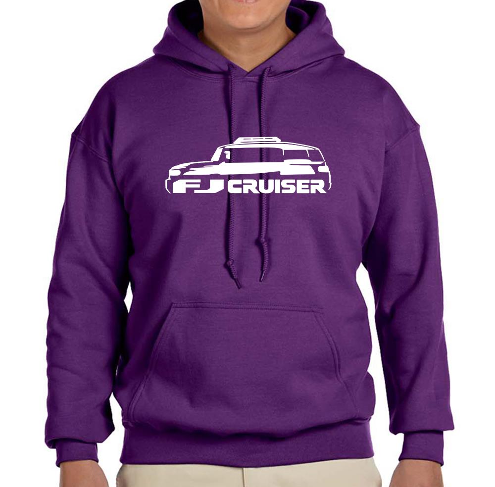 Toyota FJ Cruiser Truck Outline Design Hoodie Sweatshirt FREE