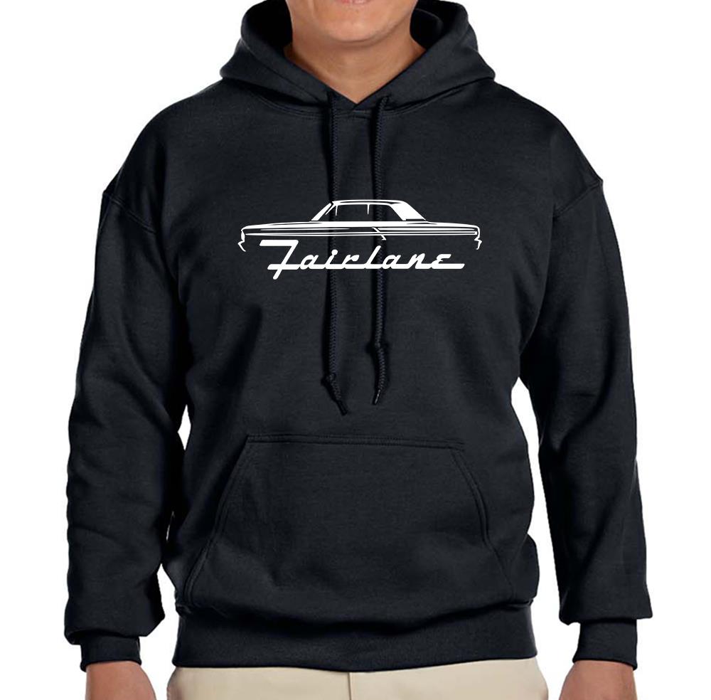 1964 Ford Fairlane Outline Design Hoodie Sweatshirt FREE SHIP - Picture 2 of 11