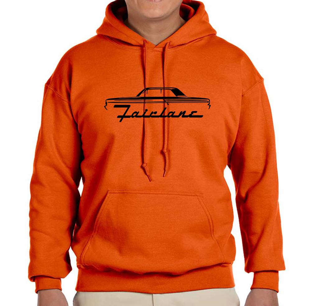 1964 Ford Fairlane Outline Design Hoodie Sweatshirt FREE SHIP - Picture 8 of 11