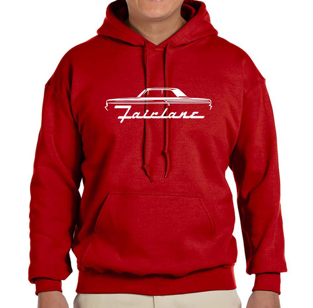 1964 Ford Fairlane Outline Design Hoodie Sweatshirt FREE SHIP - Picture 6 of 11