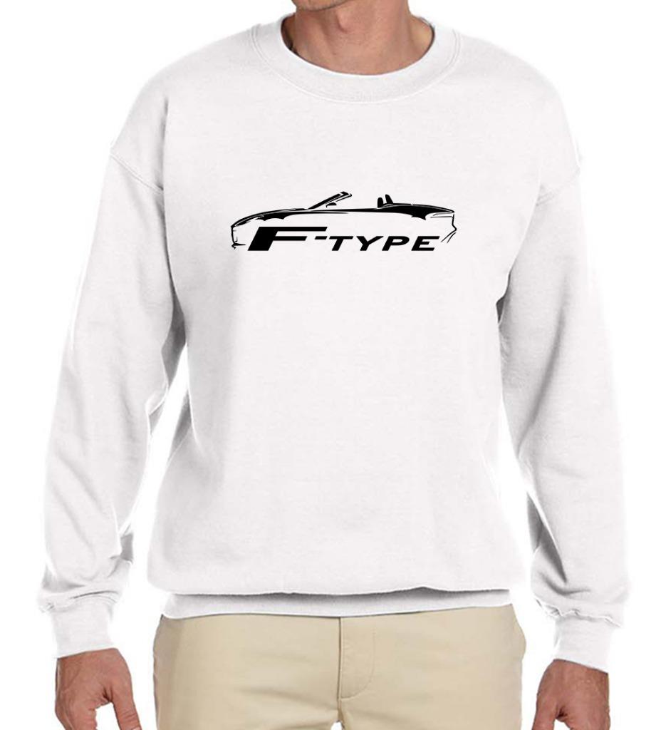 Jaguar FType Convertible Sports Car Classic Outline Design Sweatshirt