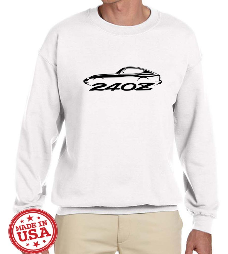 Datsun 240Z Sports Car Classic Outline Design Sweatshirt NEW - Picture 11 of 12