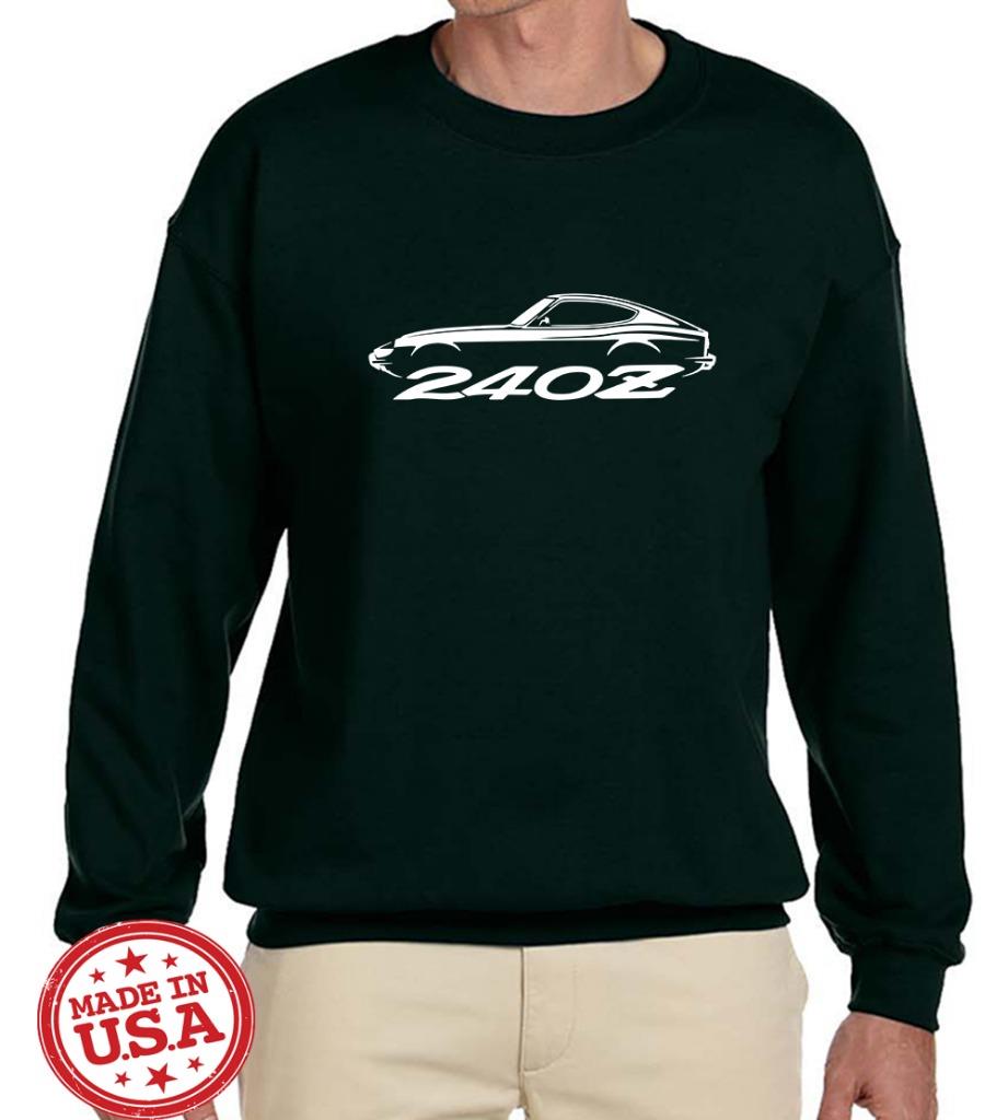 Datsun 240Z Sports Car Classic Outline Design Sweatshirt NEW - Picture 6 of 12