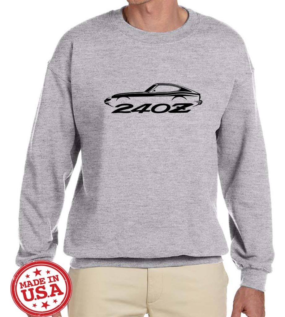 Datsun 240Z Sports Car Classic Outline Design Sweatshirt NEW - Picture 5 of 12