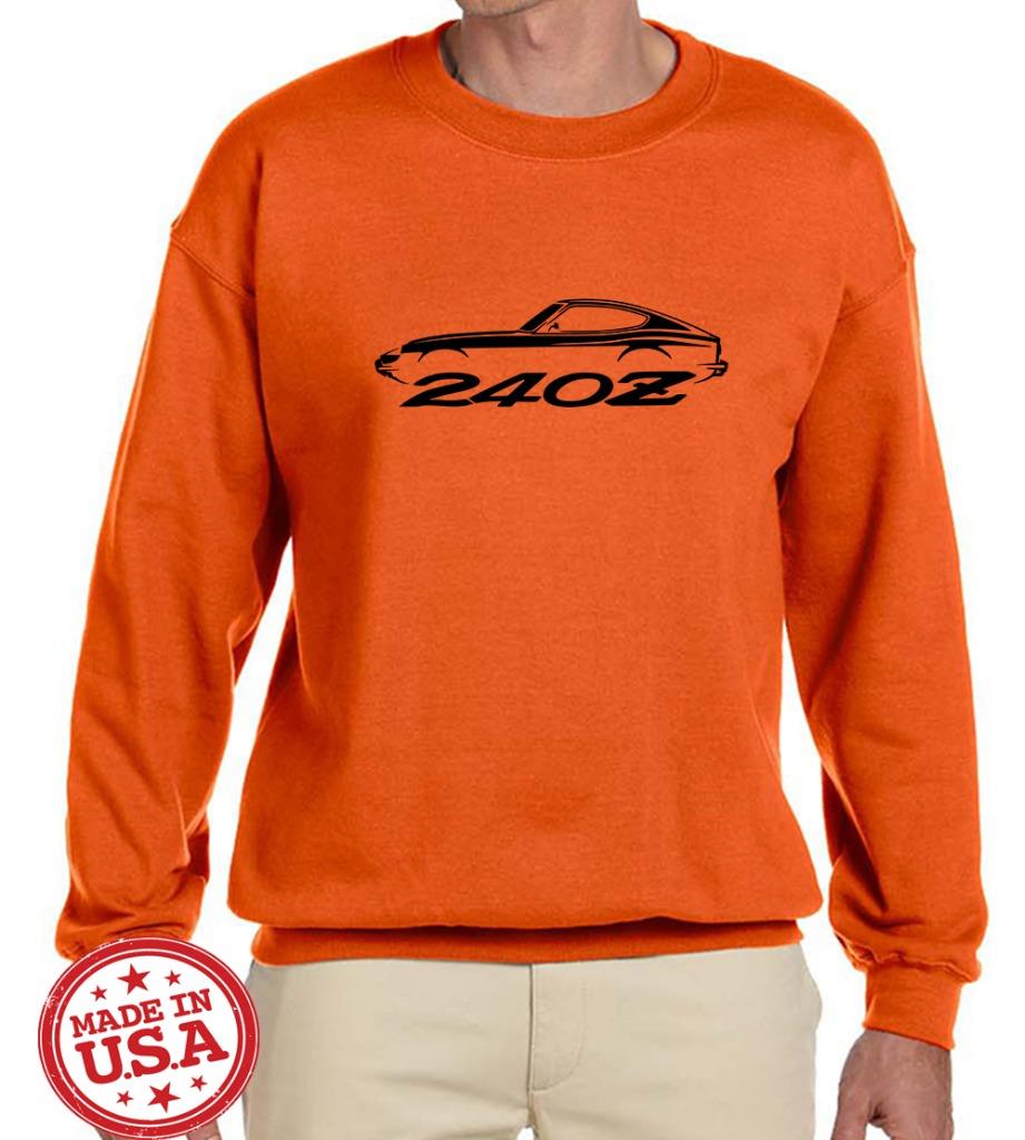 Datsun 240Z Sports Car Classic Outline Design Sweatshirt NEW - Picture 10 of 12
