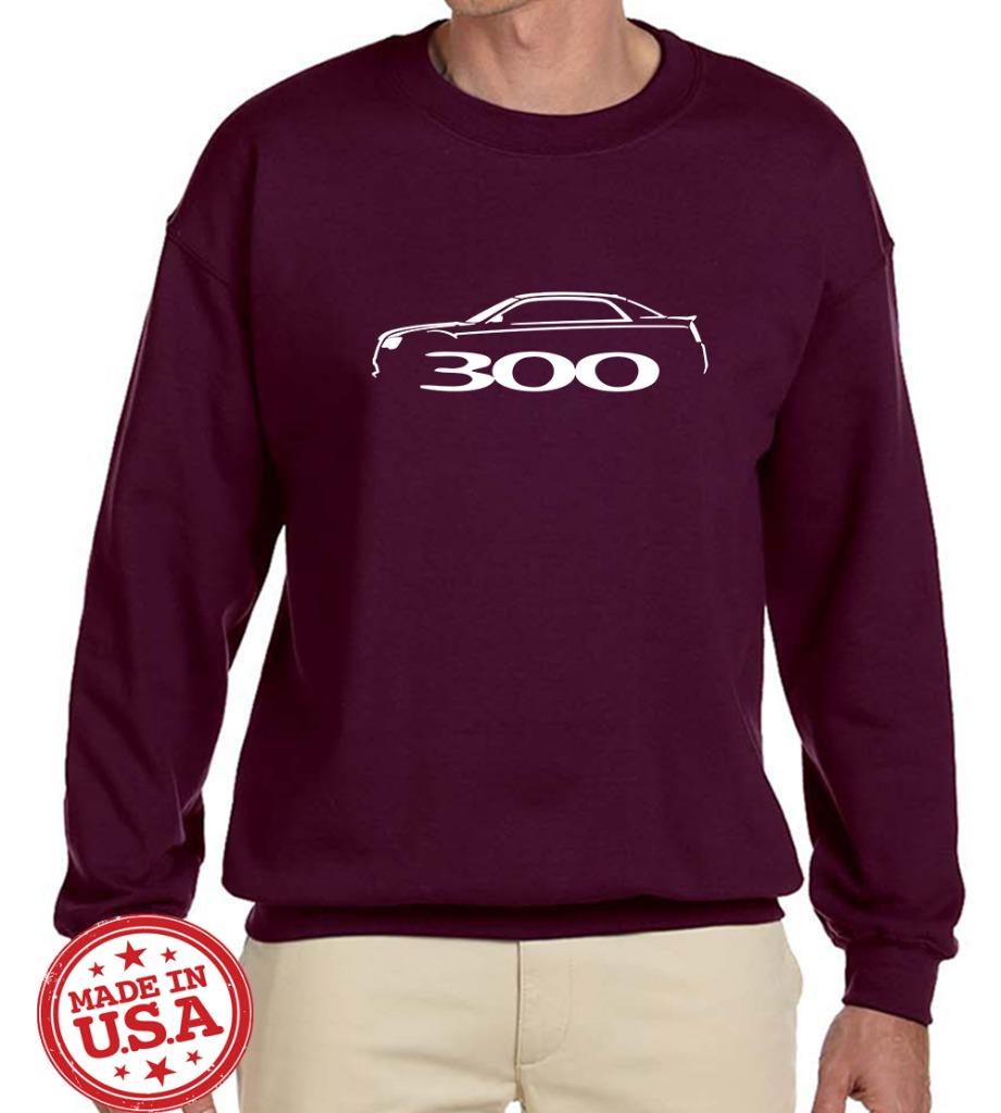2011-16 Chrysler 300 Classic Outline Design Sweatshirt NEW - Picture 7 of 12