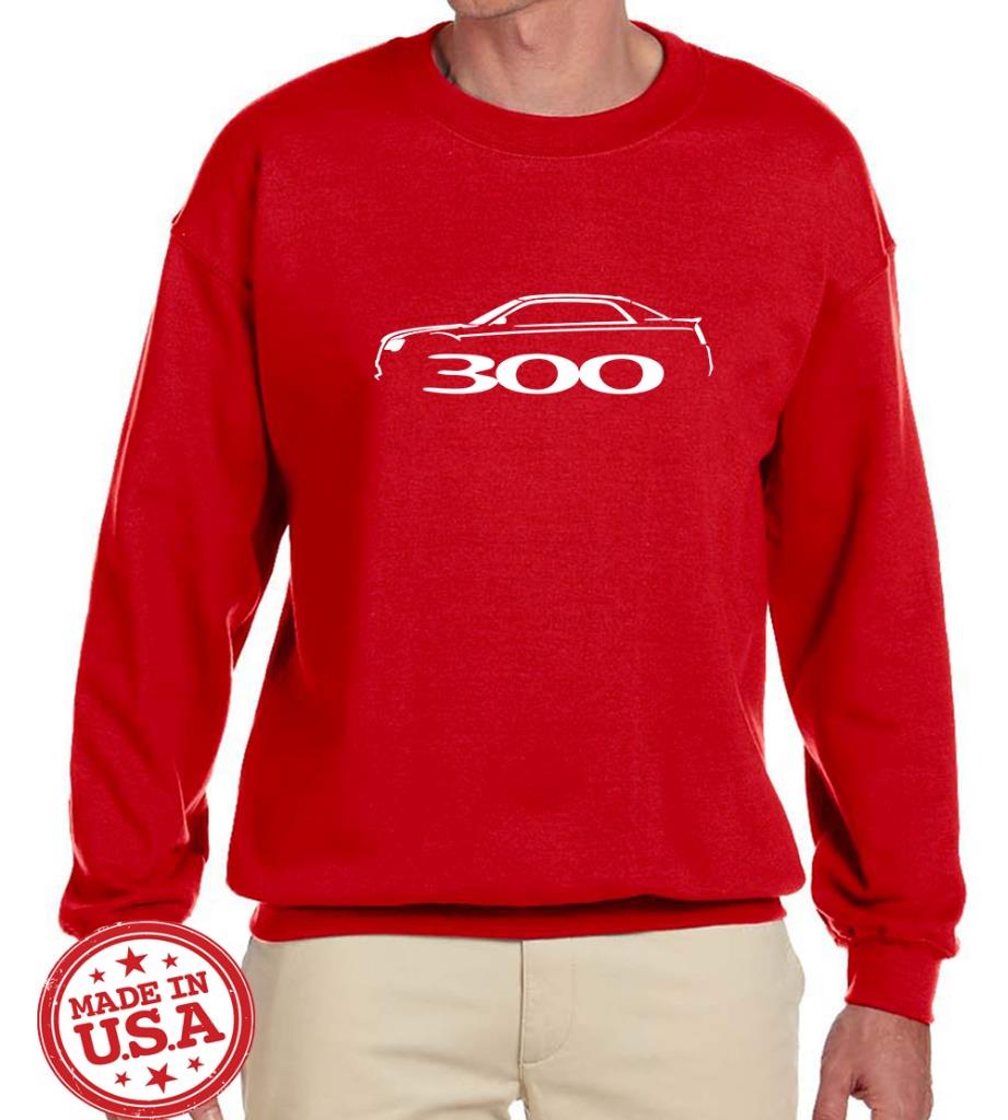 2011-16 Chrysler 300 Classic Outline Design Sweatshirt NEW - Picture 8 of 12