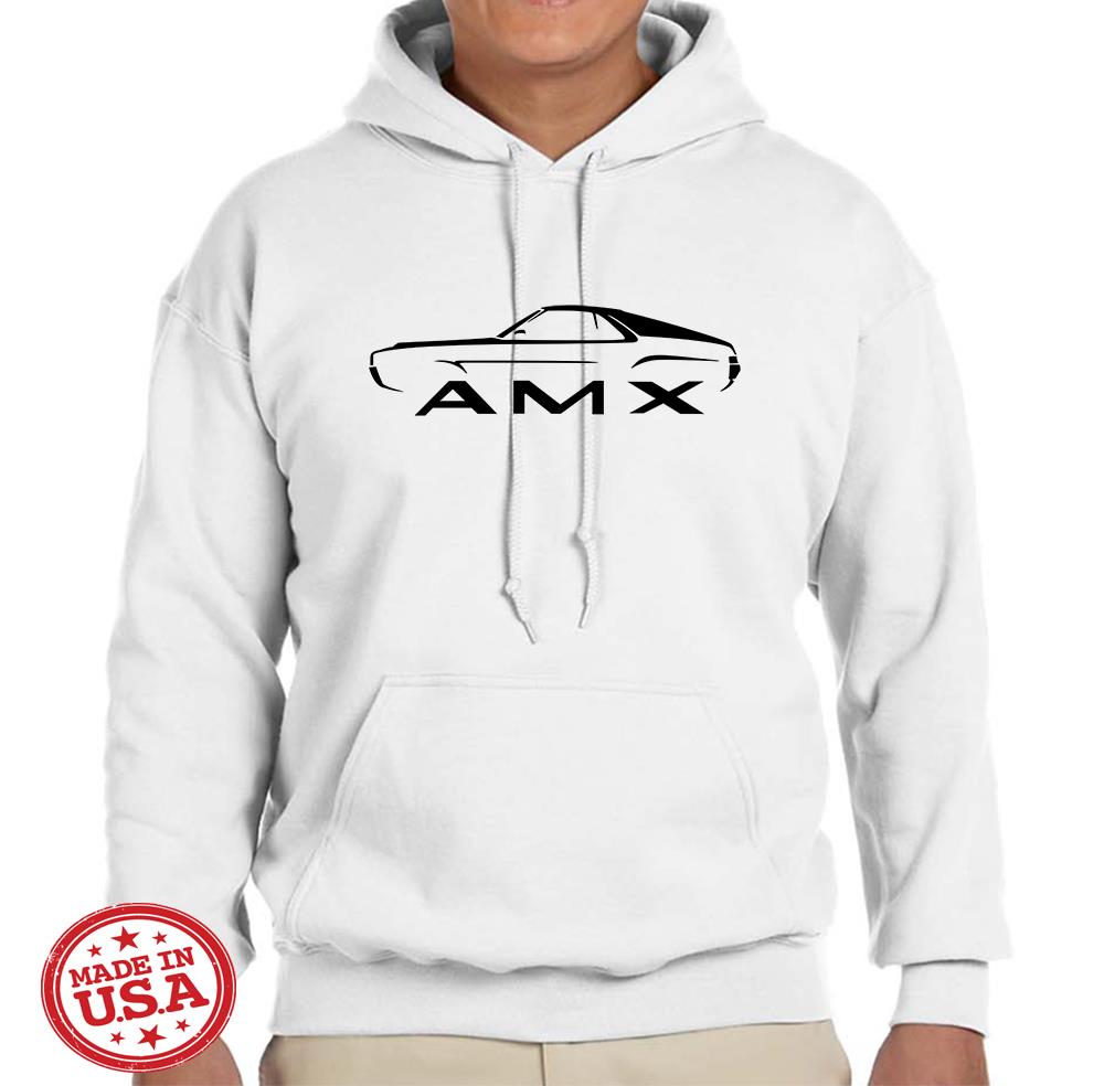 1968 1969 AMC AMX Classic Design Hoodie Sweatshirt FREE SHIP - Picture 10 of 12