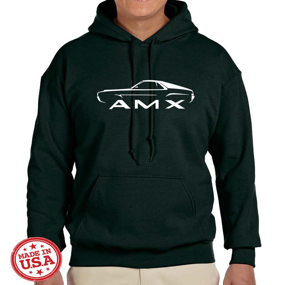 1968 1969 AMC AMX Classic Design Hoodie Sweatshirt FREE SHIP - Picture 12 of 12