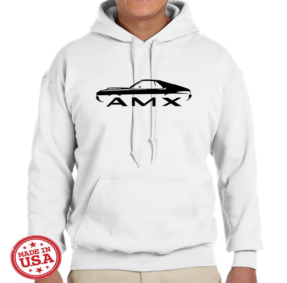 1970 AMC AMX Classic Design Hoodie Sweatshirt FREE SHIP - Picture 10 of 12