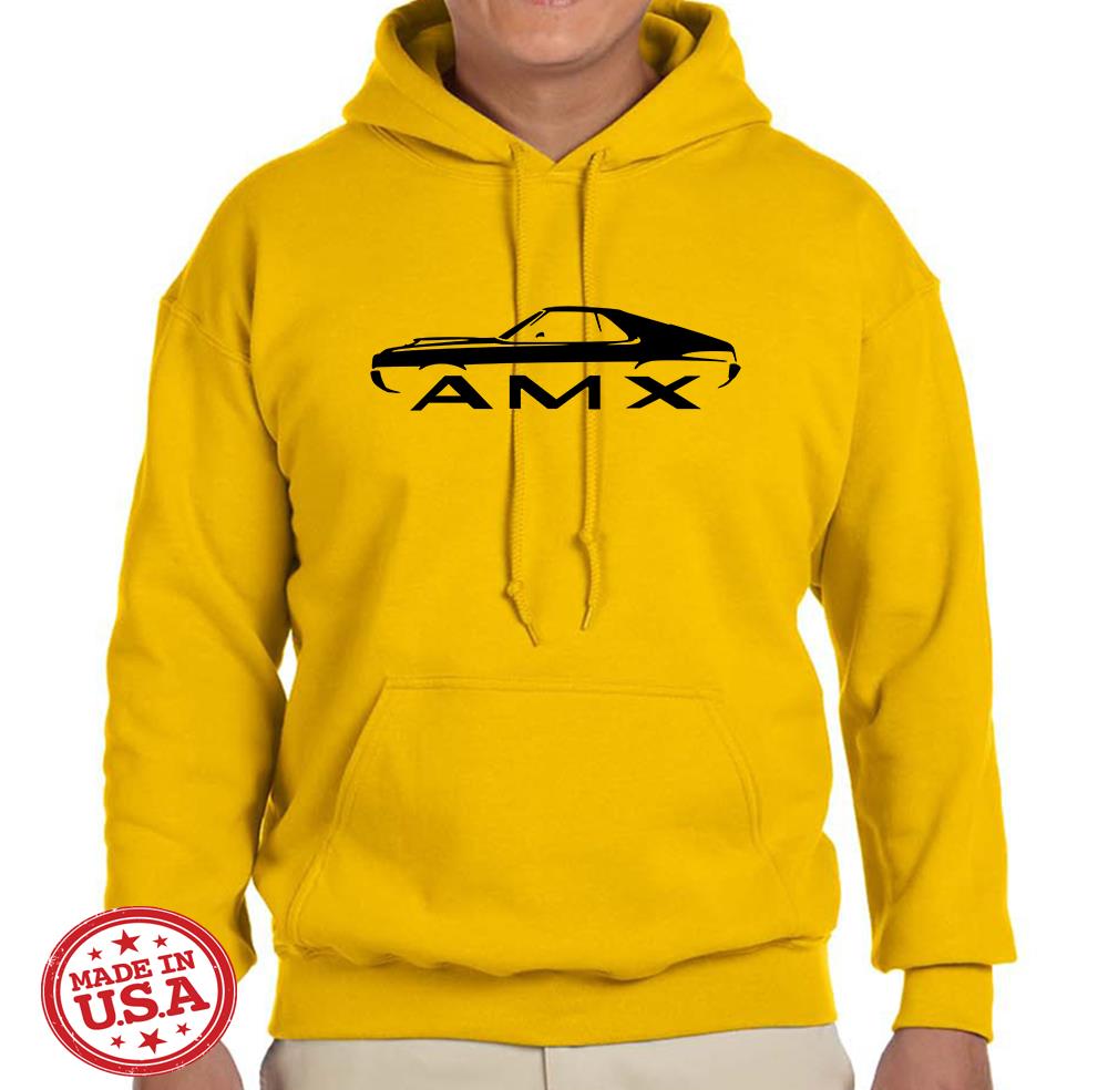1970 AMC AMX Classic Design Hoodie Sweatshirt FREE SHIP - Picture 11 of 12