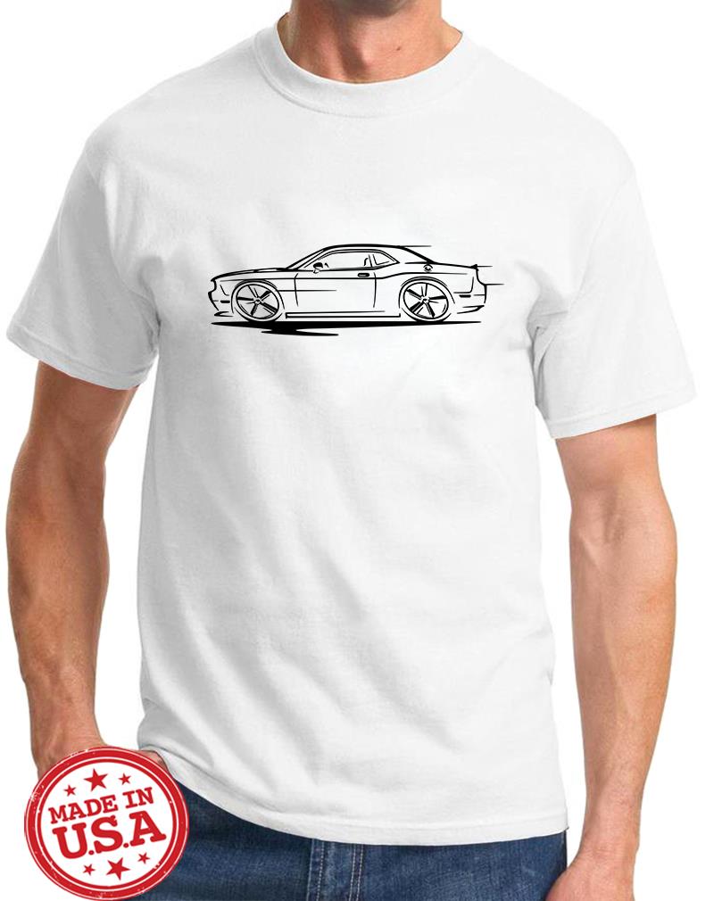 2008-17 Challenger RT SRT8 Redline Design T-Shirt NEU KOSTENLOSER VERSAND - Bild 6 von 13
